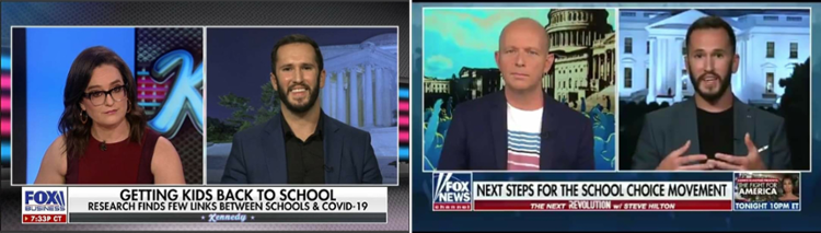 Corey DeAngelis on network news