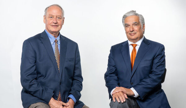 Taylor Eighmy and Francisco Cigarroa