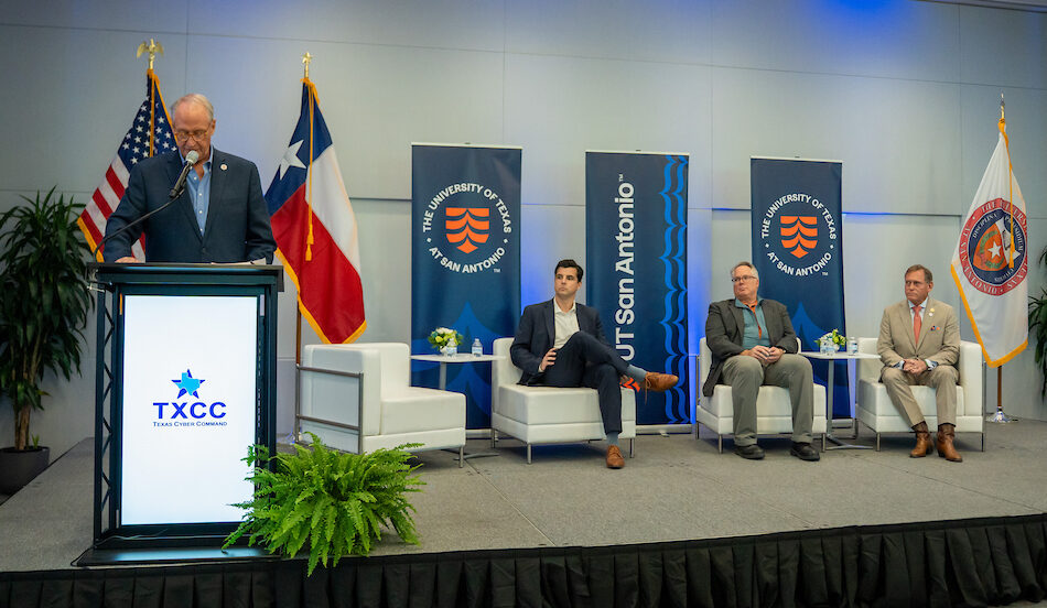 State officials and university leaders mark launch of Texas Cyber Command