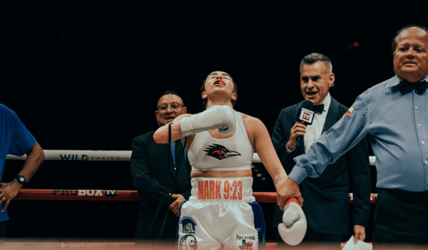 amanda sendejo in the boxing ring