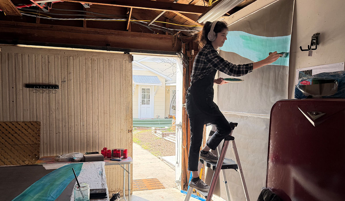 The space to create: Scholarship support helps art student deepen her practice and build a life in the arts