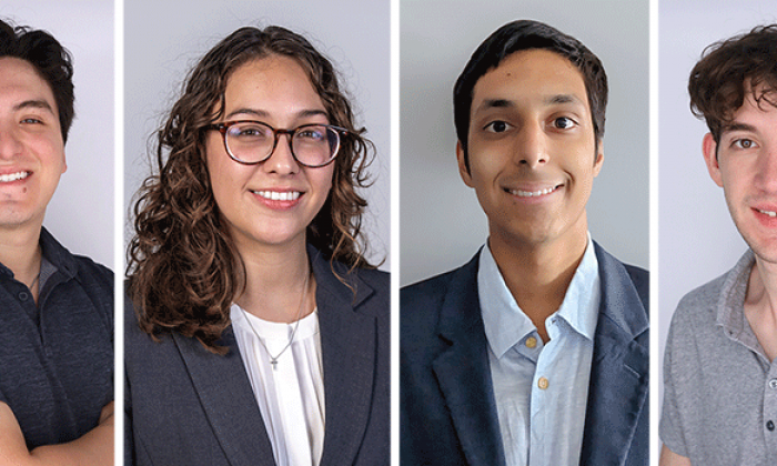 Four UTSA students win prestigious Goldwater Scholarships
