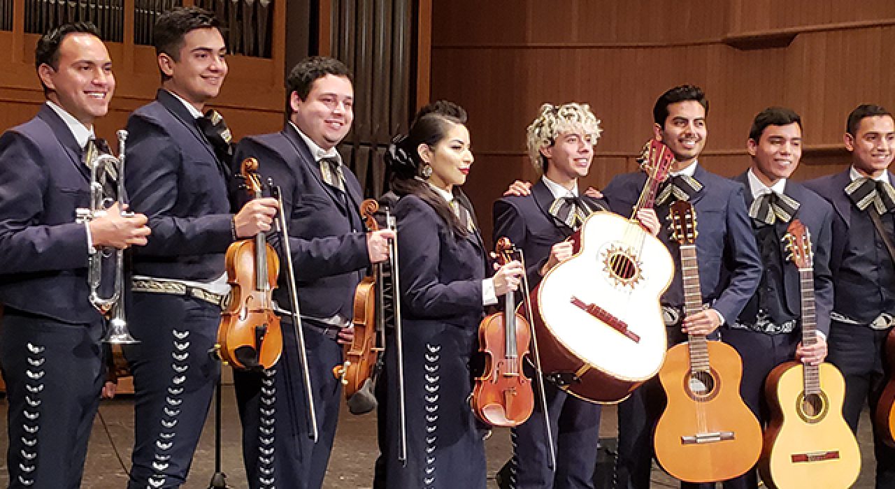 UTSA students and community members come together to perform in Los Paisanos Mariachi Ensemble.
