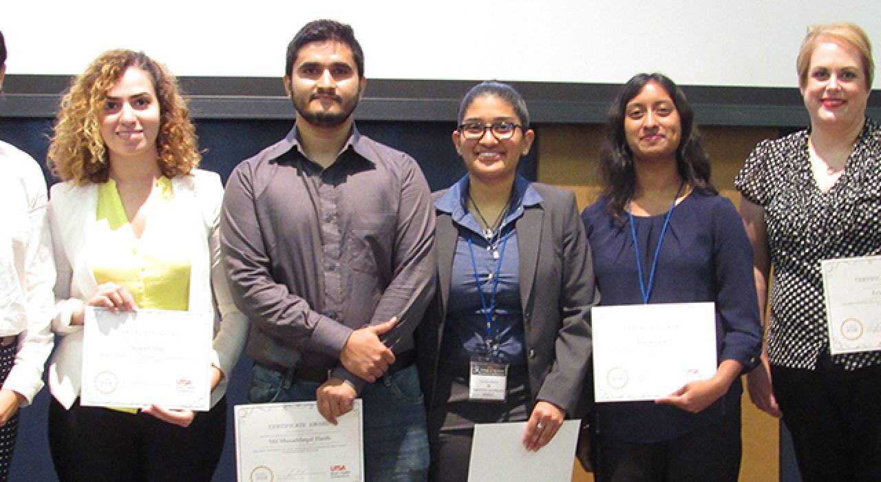 Jenny Hsieh with some of UTSA's brain health grant winners.
