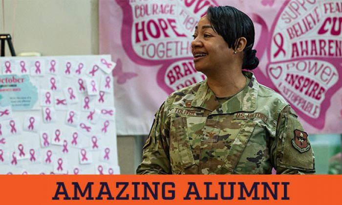 U.S. Air Force Col. Shamekia Toliver ’02 leads with engineering expertise