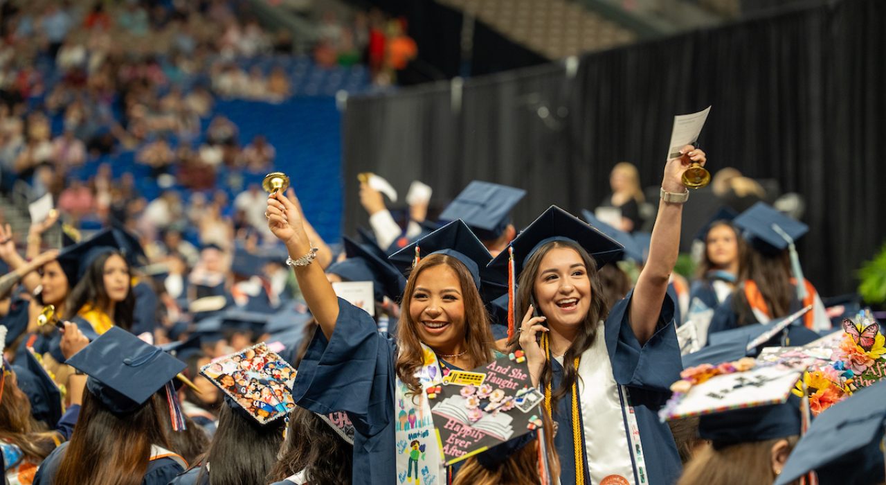graduates celebrating