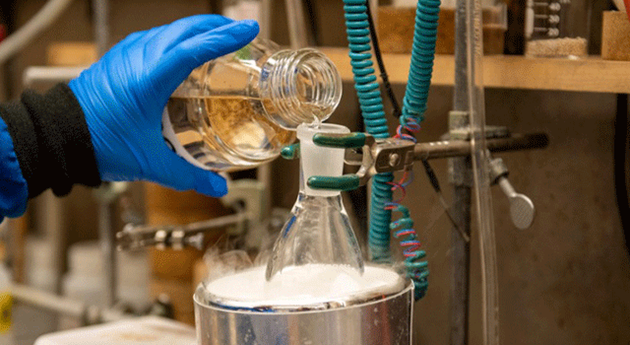 SwRI senior research scientist Shawn Blumberg and UTSA chemistry professor Doug Frantz have developed a method to synthesize highly potent derivatives of the antimalarial drug artemisinin