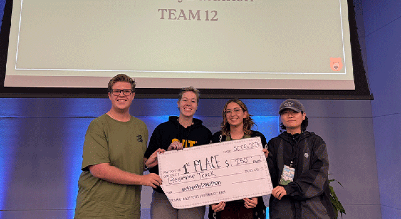 beginner-first_780 Team One's "Pesticide Use to Butterfly Migration Analysis" project took first place in the advanced category.