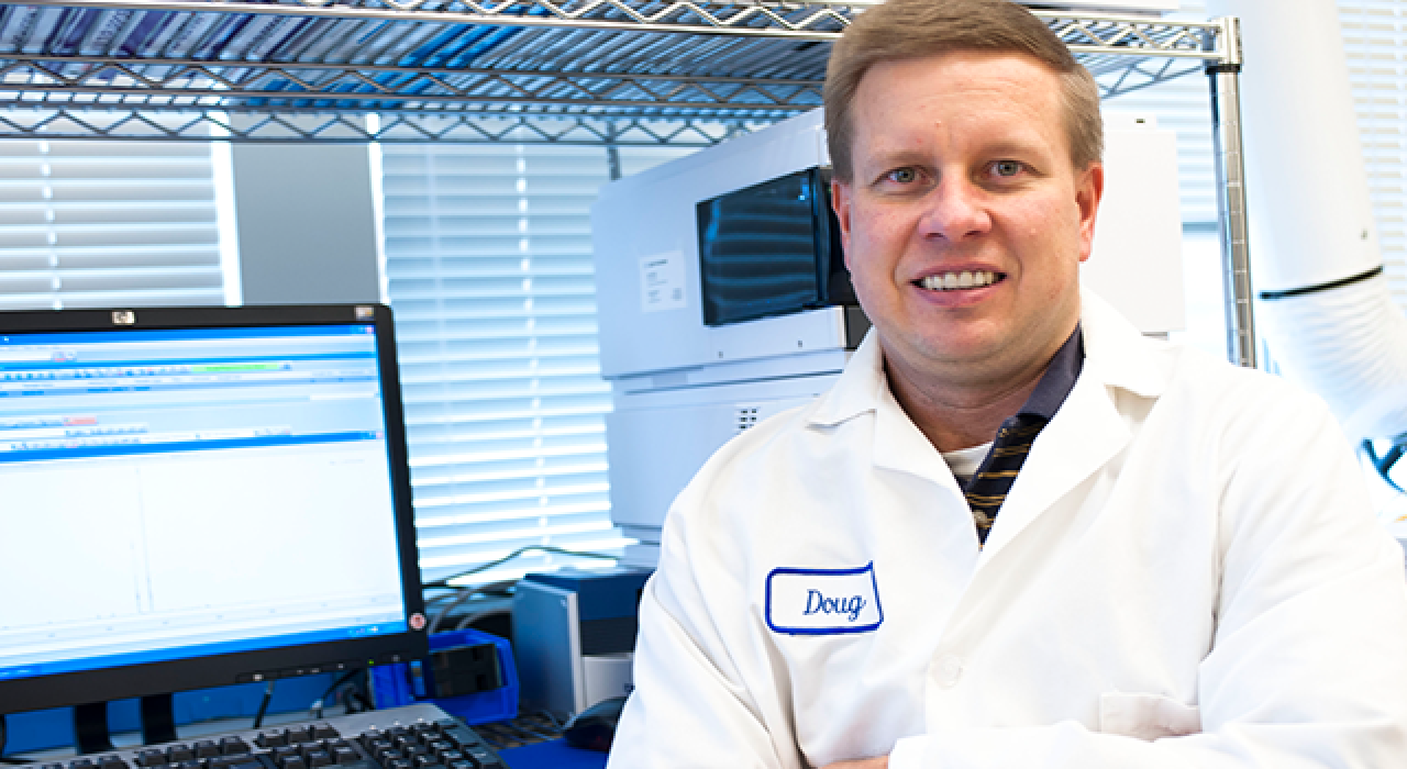 Doug Frantz is working to identify compounds that could be used to fight the novel coronavirus.