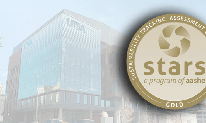 UTSA earns STARS Gold rating for sustainability achievements