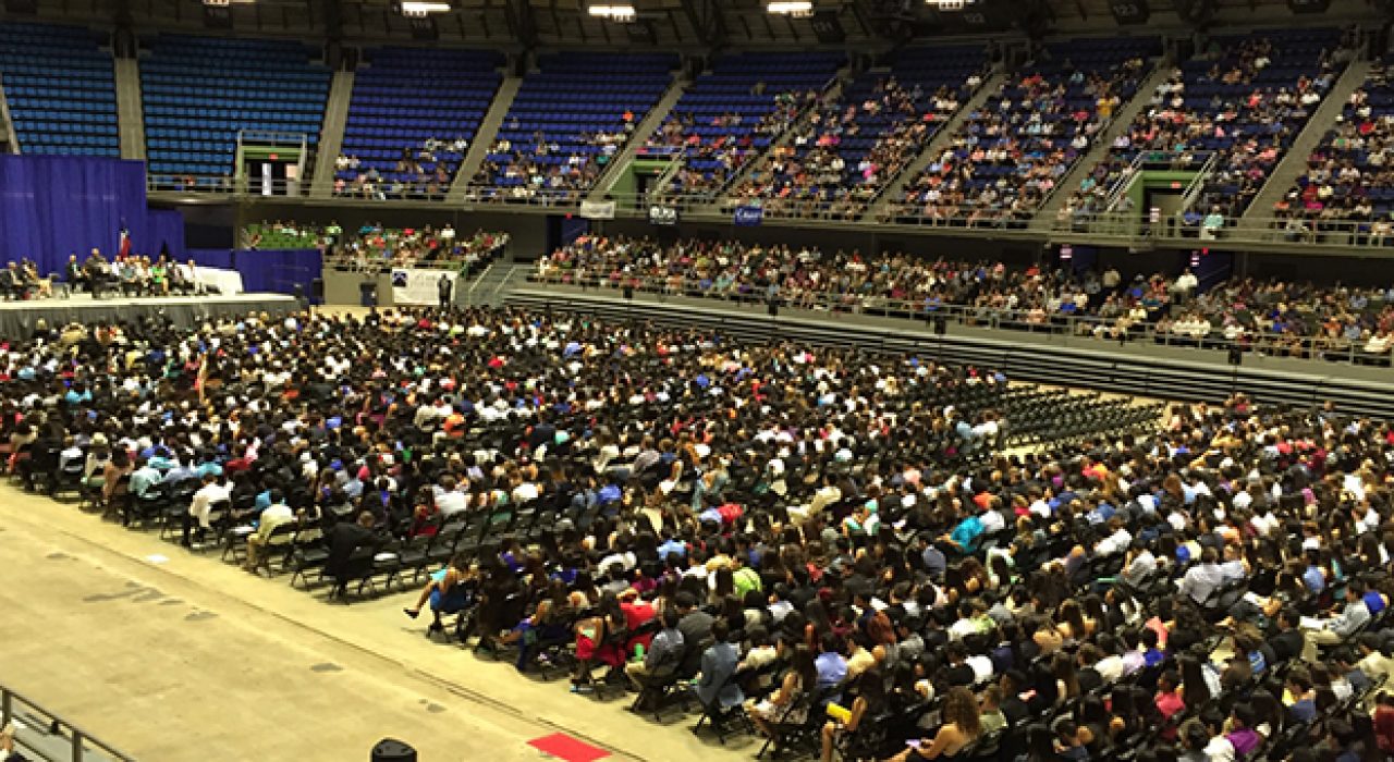 San Antonio TexPREP students attend the 2016 closing ceremony.