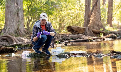 See why grad students are testing water quality at Cibolo Creek (VIDEO)