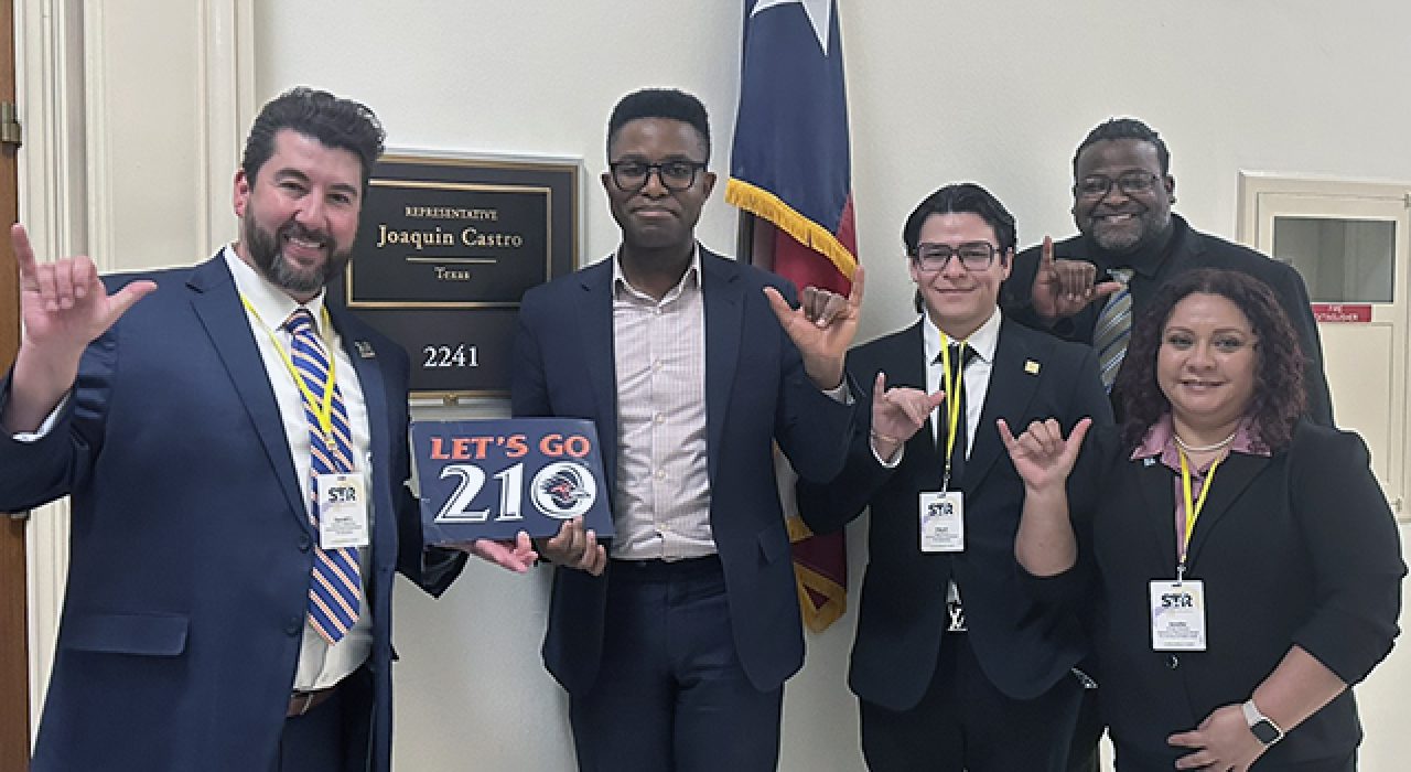 UTSA representatives Darrell C. Balderrama