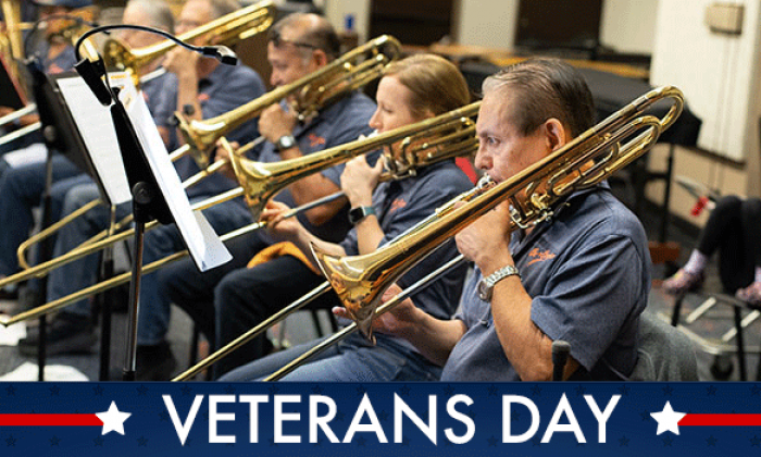UTSA On-Corps band promotes veteran well-being