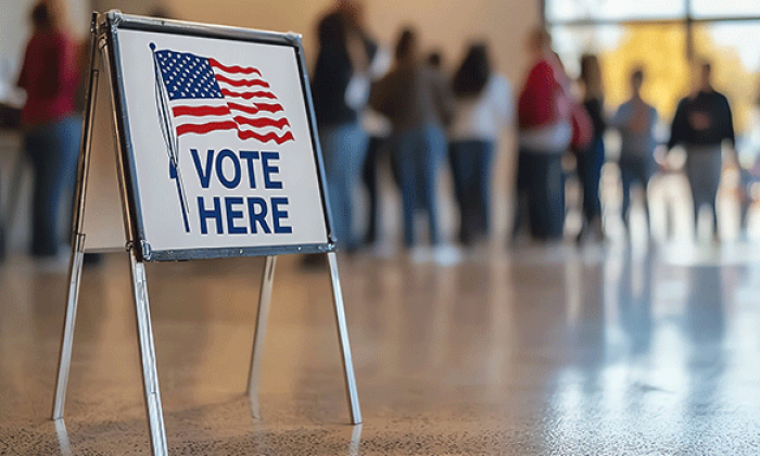 Vote at the UTSA Main Campus today